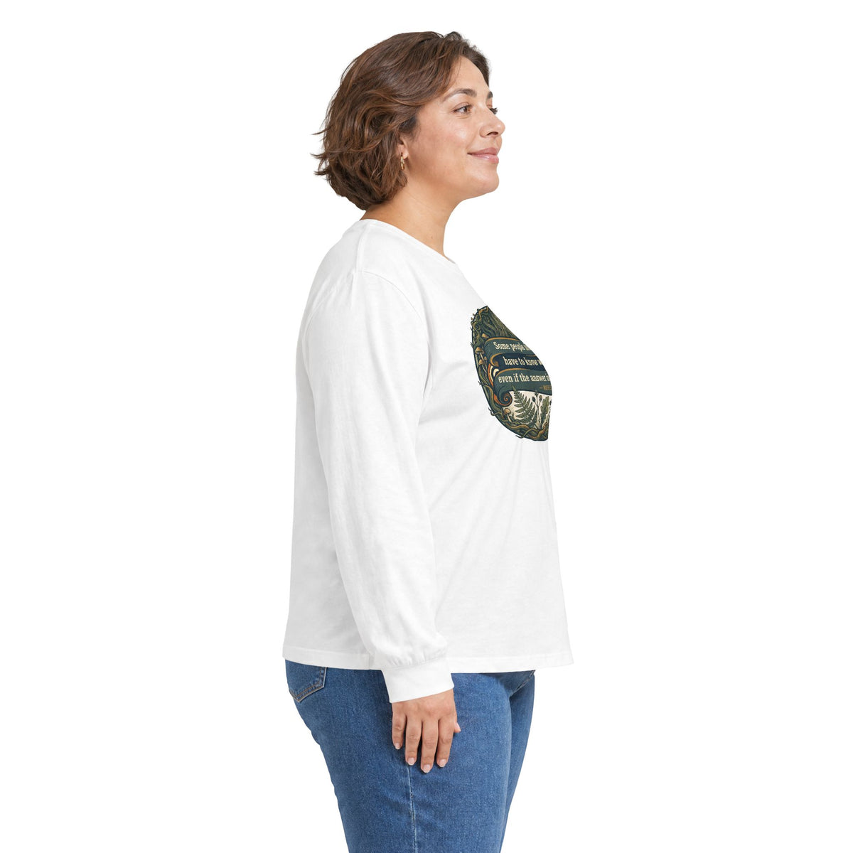 Ruth Stout Quote – Unisex Long Sleeve Tee