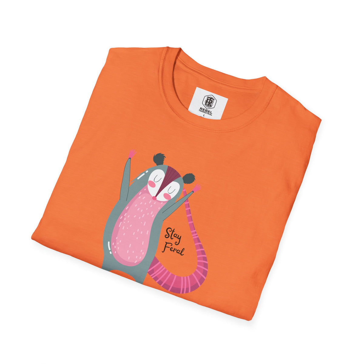 Stay Feral – Happy Possum T-Shirt