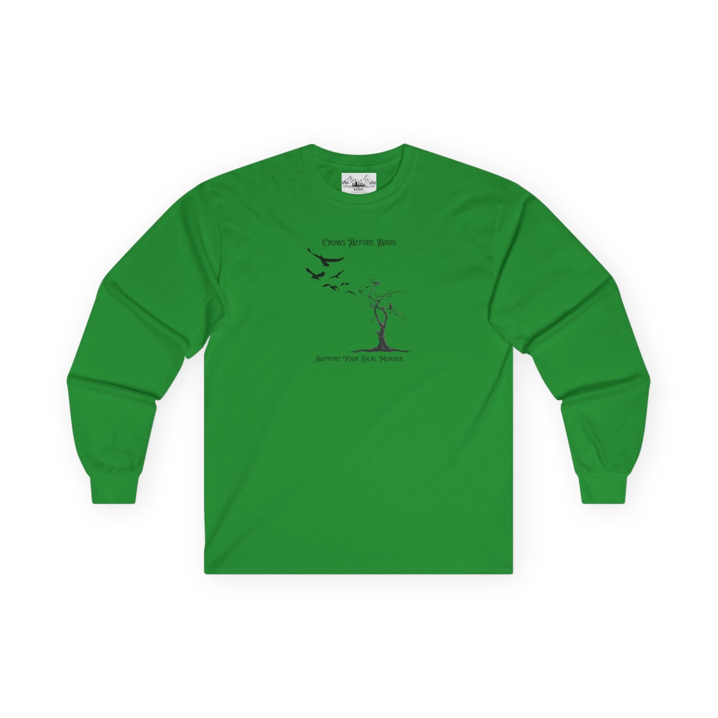 "Crows Before Bros" Unisex Ultra Cotton Long Sleeve Tee
