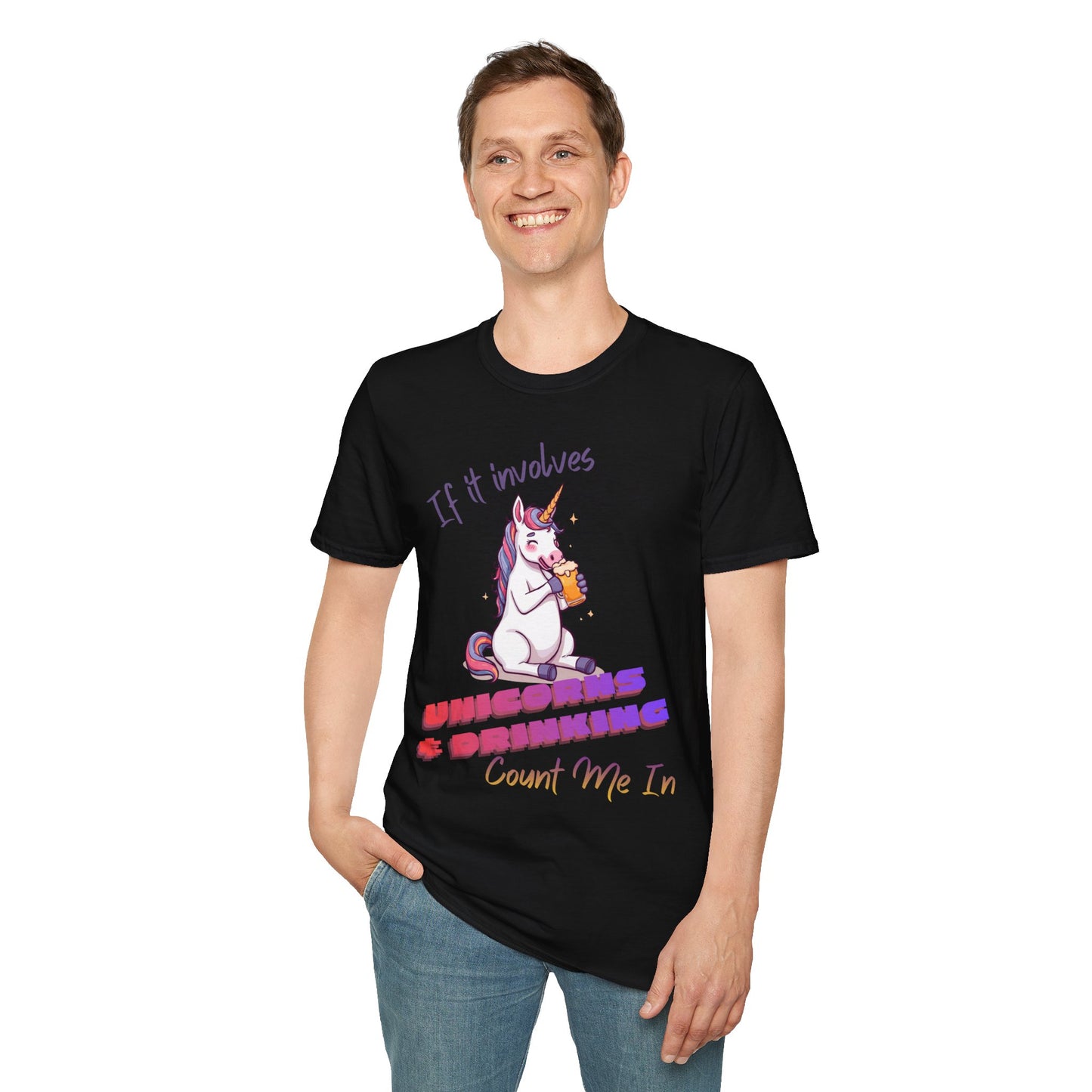 Unicorns & Drinking Graphic Tee