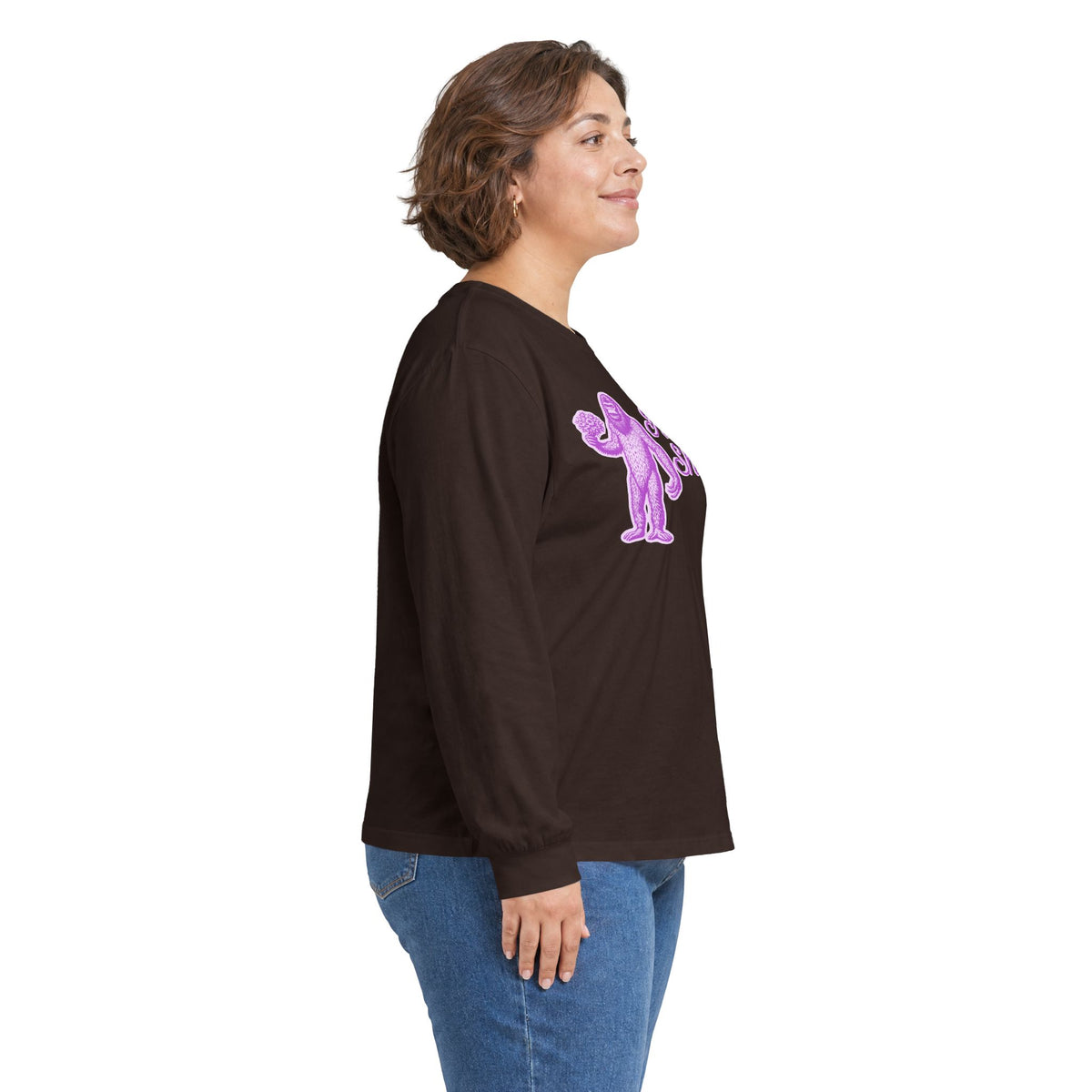 Hey Shuga Bigfoot Unisex Long Sleeve Tee