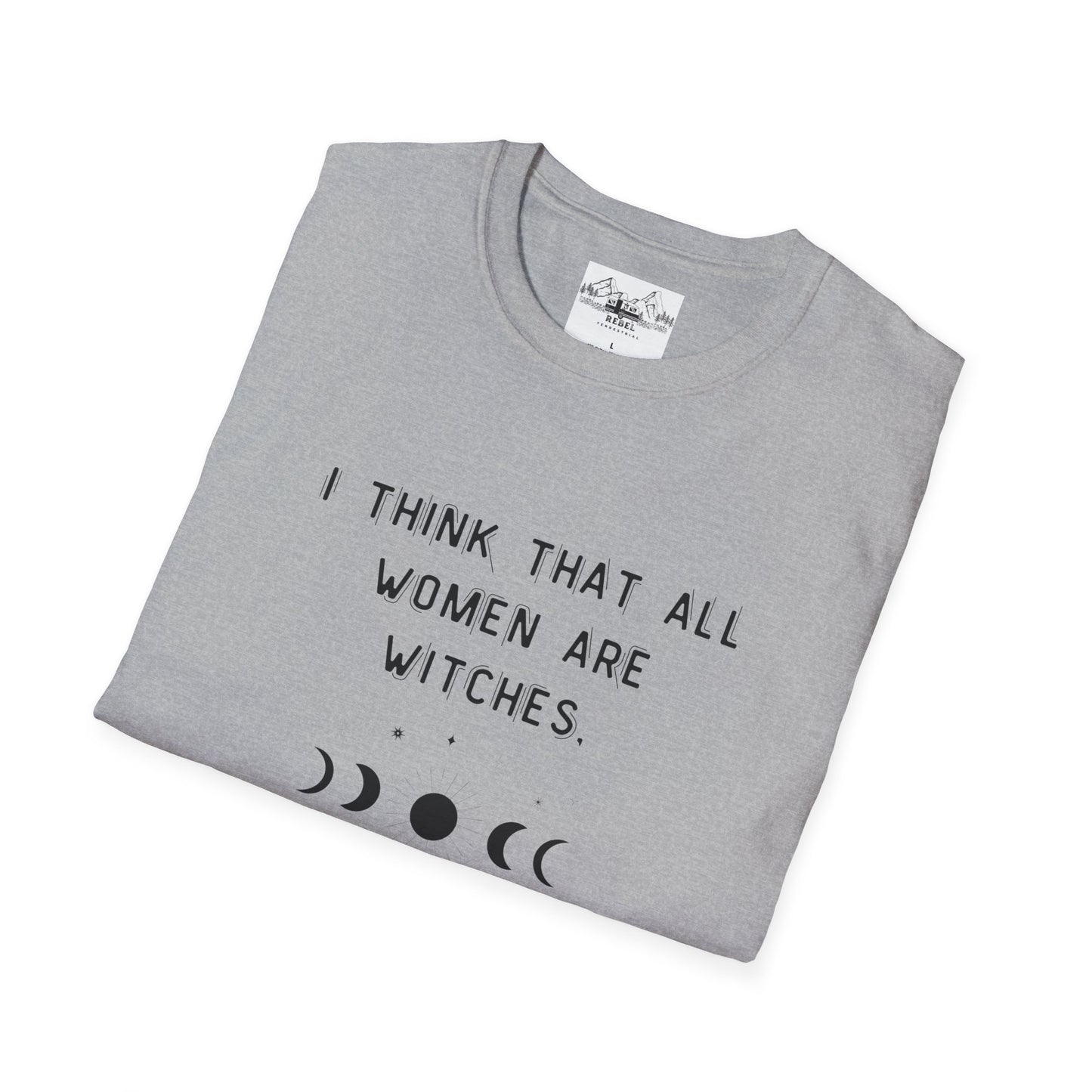 I Believe All Women Are Witches T-Shirt - Phases of the Moon