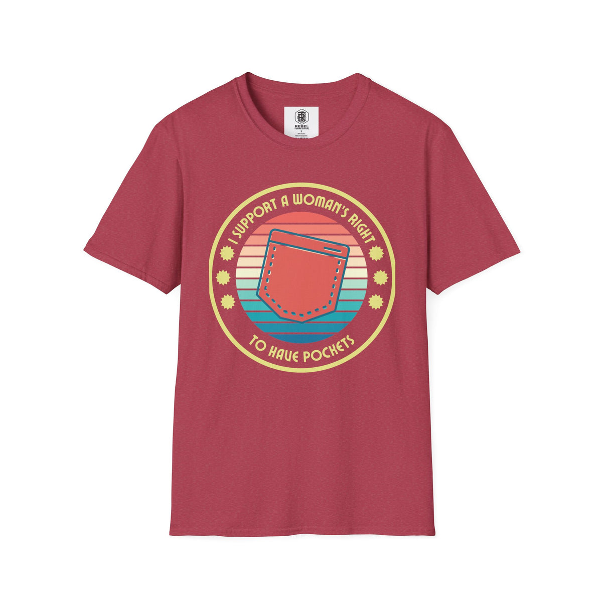 I Support a Woman’s Right to Have Pockets – Retro T-Shirt