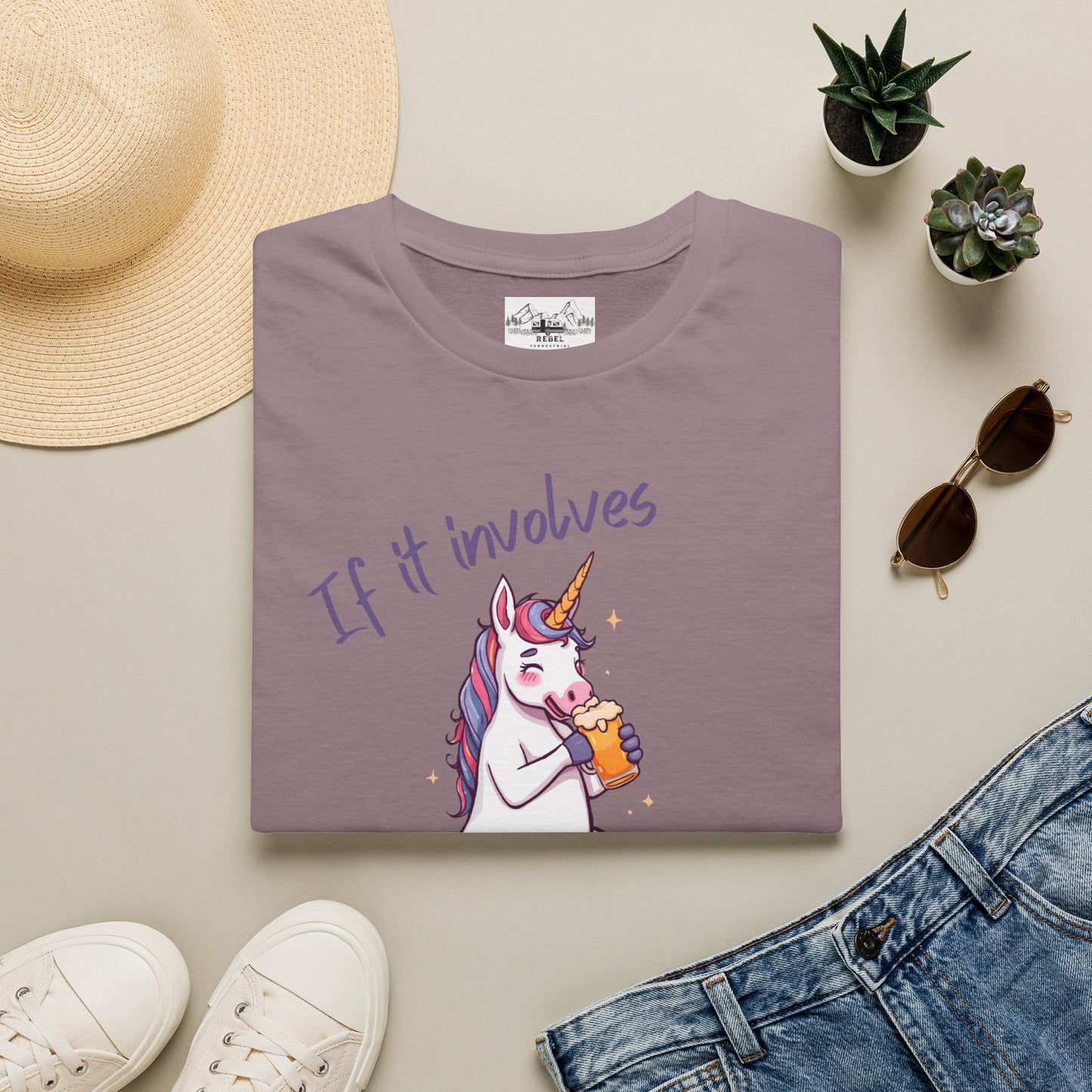 Unicorns & Drinking Graphic Tee