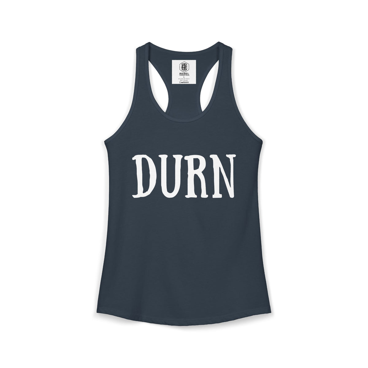 DURN Women's Southern Slang Racerback Tank