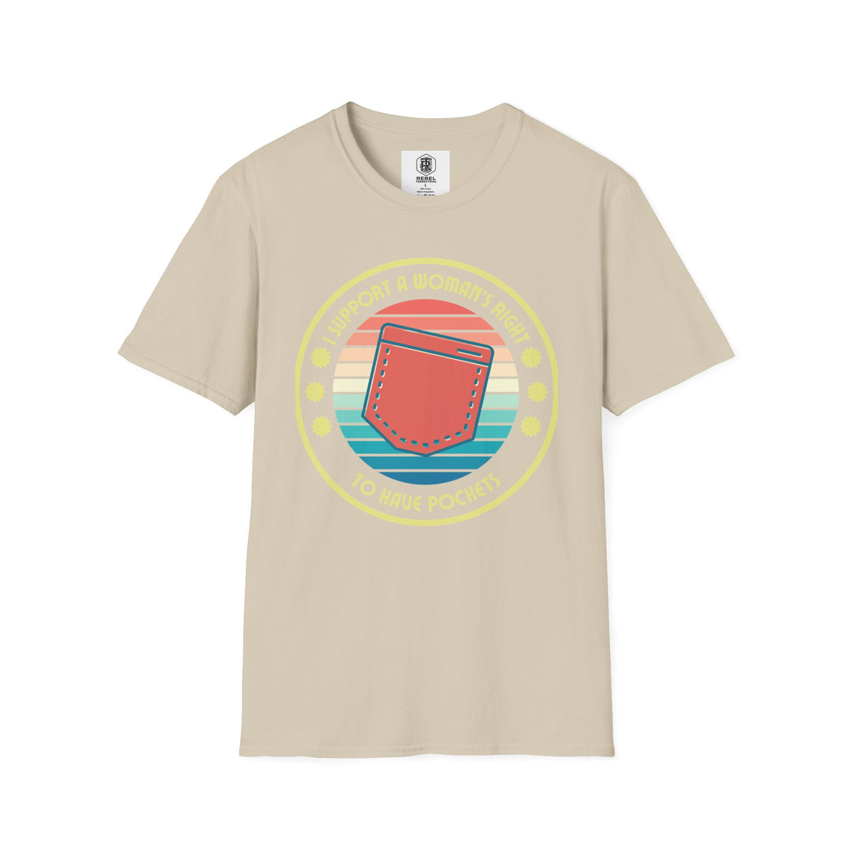 I Support a Woman’s Right to Have Pockets – Retro T-Shirt