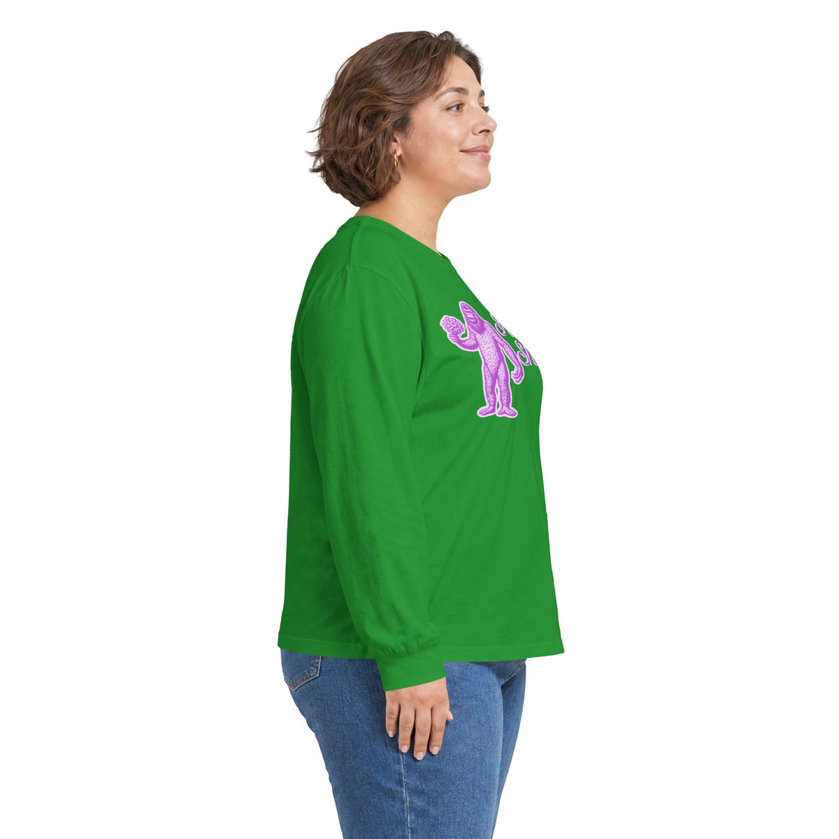 Hey Shuga Bigfoot Unisex Long Sleeve Tee