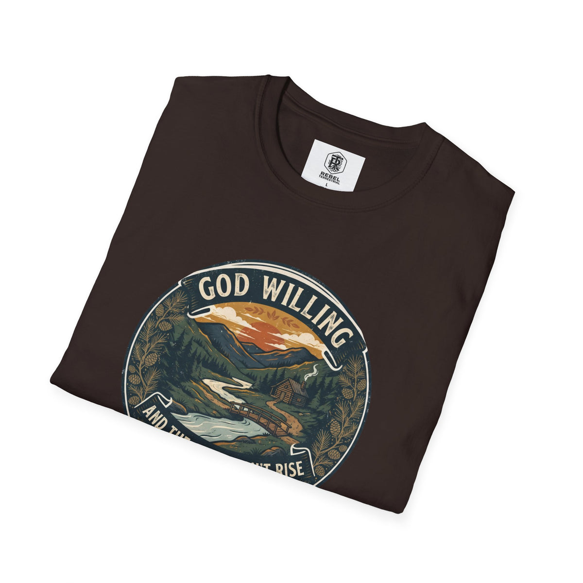 Creek Don't Rise Appalachian Motto T-Shirt