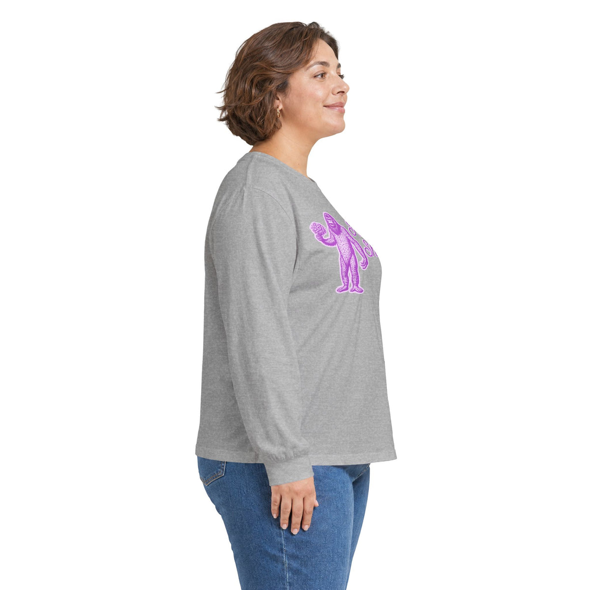 Hey Shuga Bigfoot Unisex Long Sleeve Tee