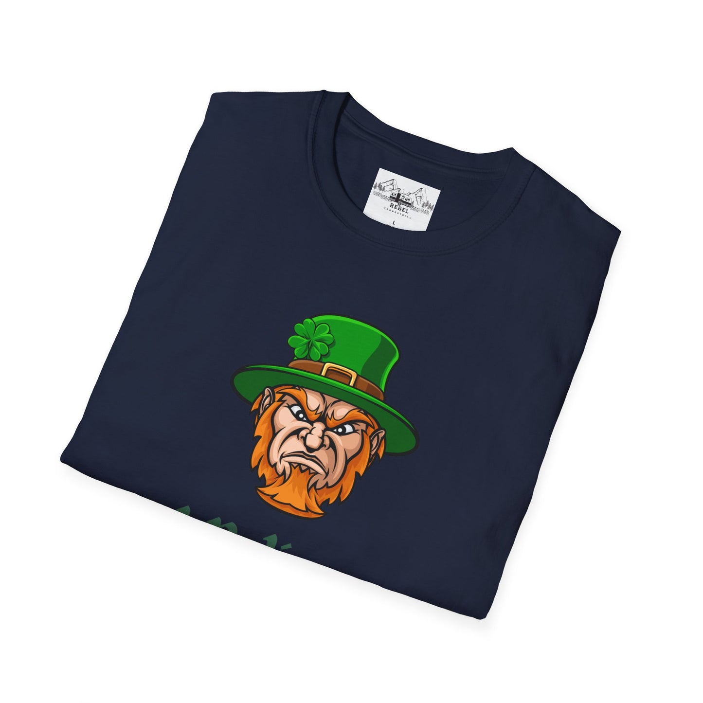"I Believe" Angry Leprechaun Graphic Tee – Playful Celtic Spirit
