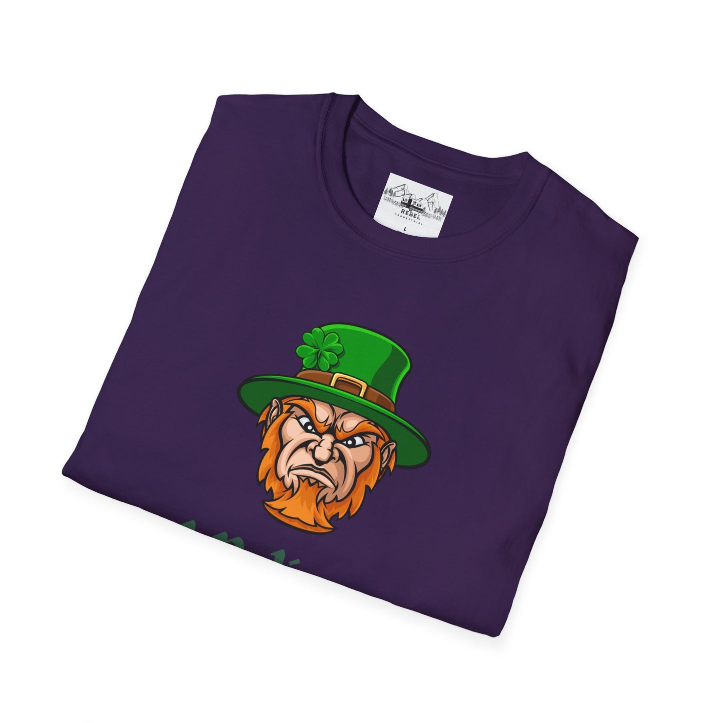 "I Believe" Angry Leprechaun Graphic Tee – Playful Celtic Spirit