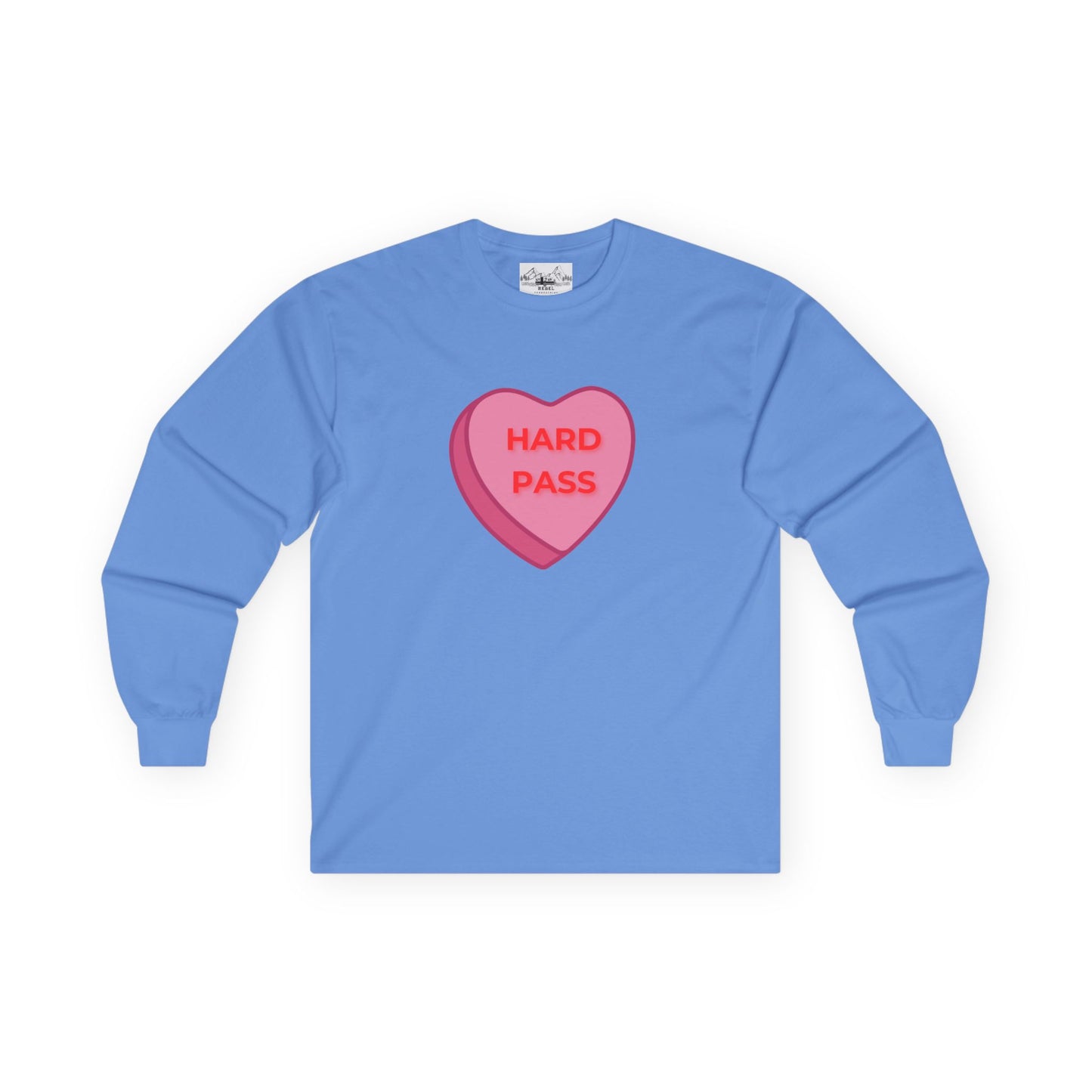Hard Pass Candy Heart Long Sleeve Tee