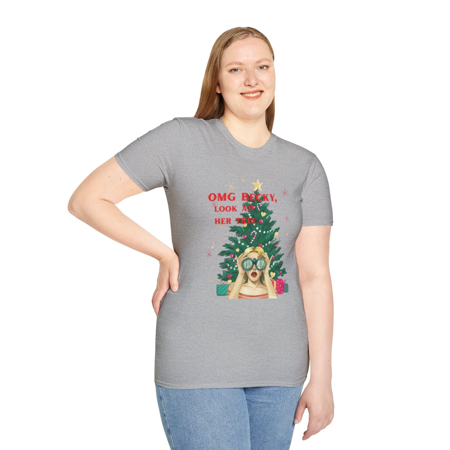 OMG Becky, Look at Her Tree - Vintage Holiday Rap Tee