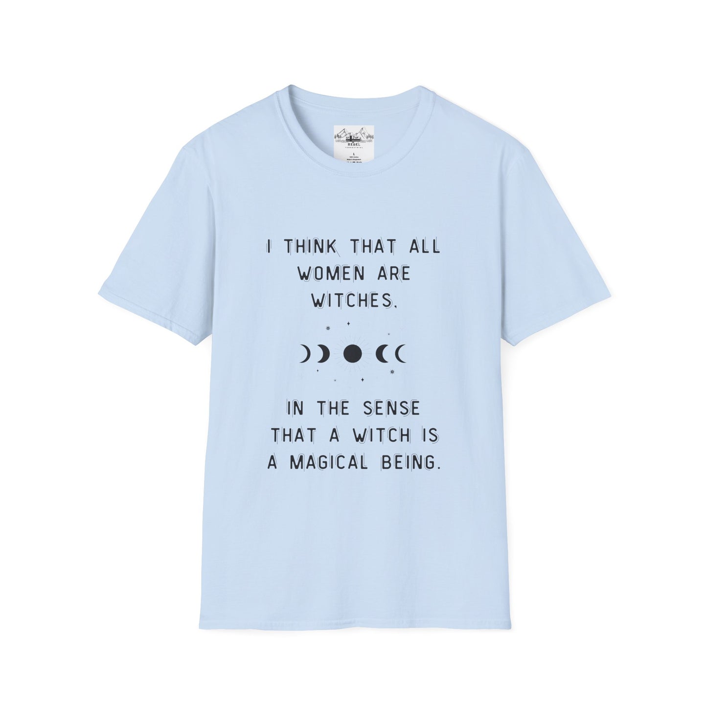 I Believe All Women Are Witches T-Shirt - Phases of the Moon