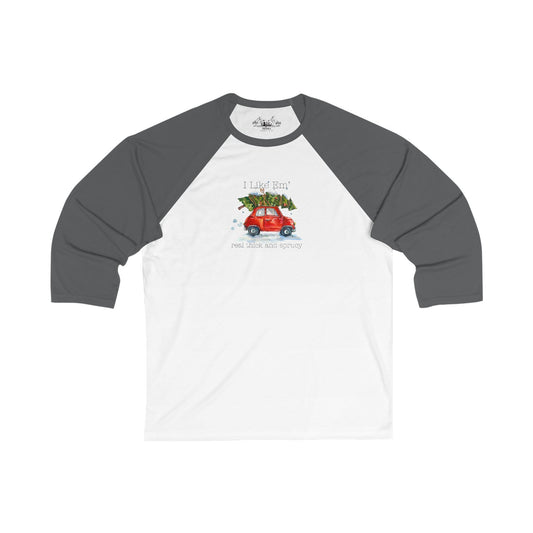 I Like 'Em Real Thick and Sprucy Baseball Tee | Road Trip & Tree Edition
