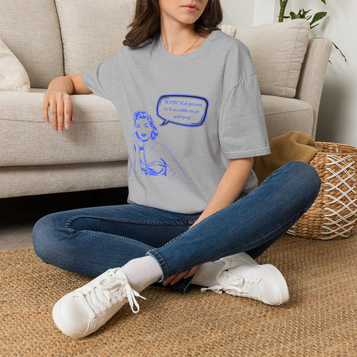 WOW!  Rat poison is traceable in an Autopsy – Vintage Dark Humor T-Shirt