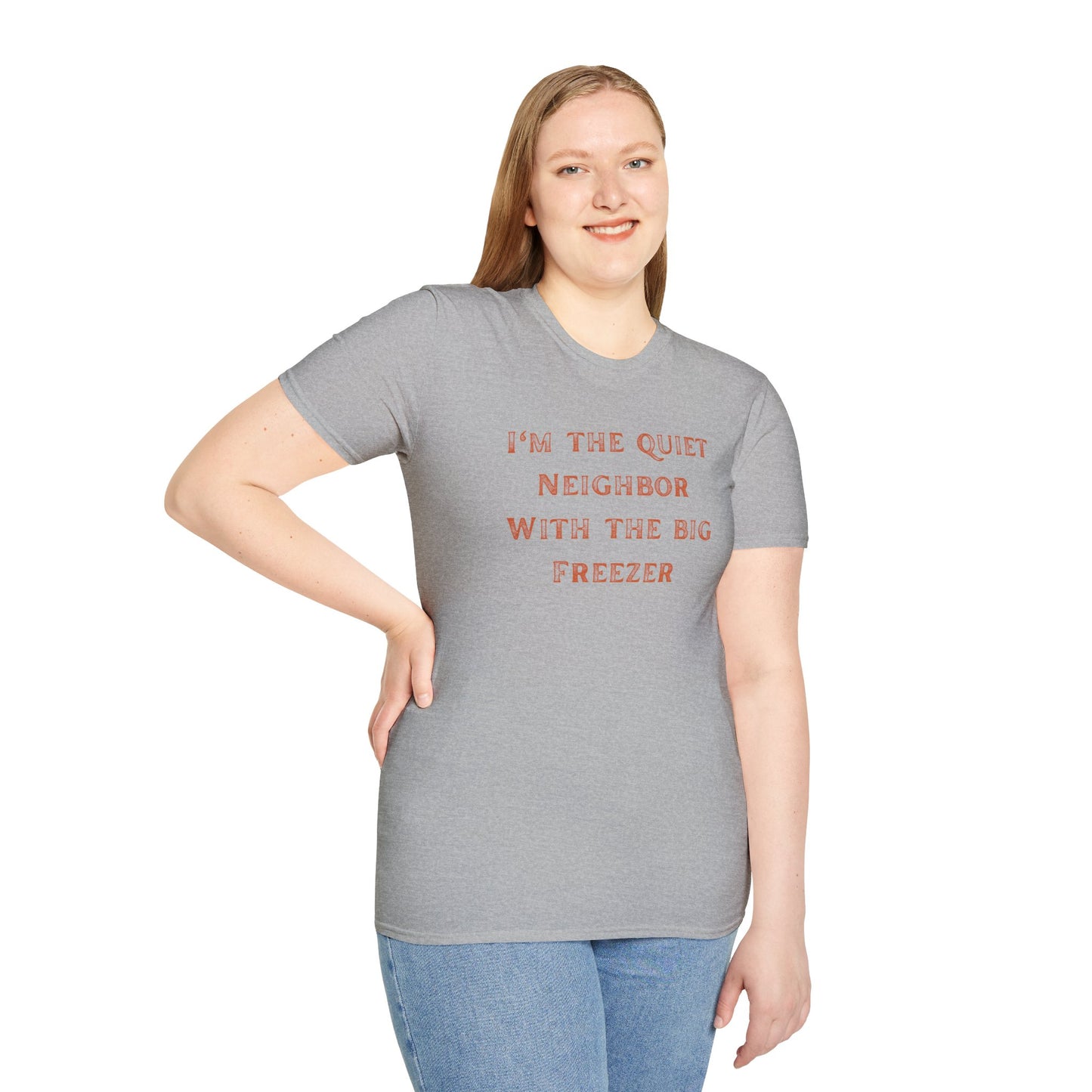 The Quiet Neighbor T-Shirt - Unisex Softstyle Tee