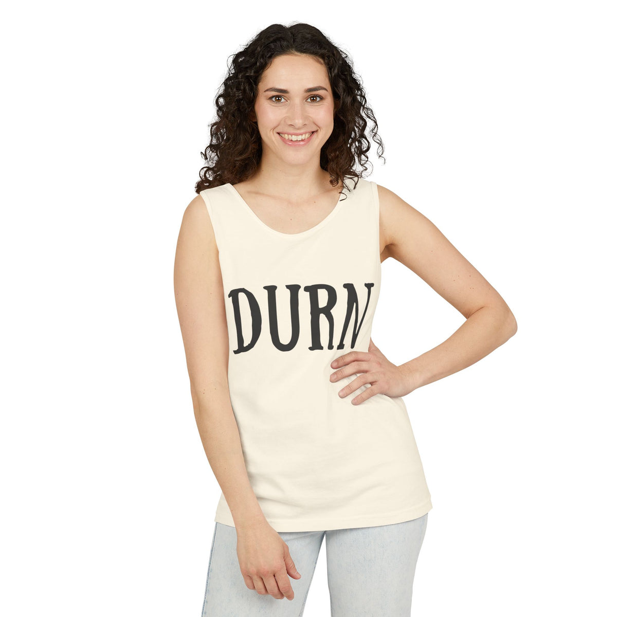 DURN Southern Slang Garment-Dyed Tank Top