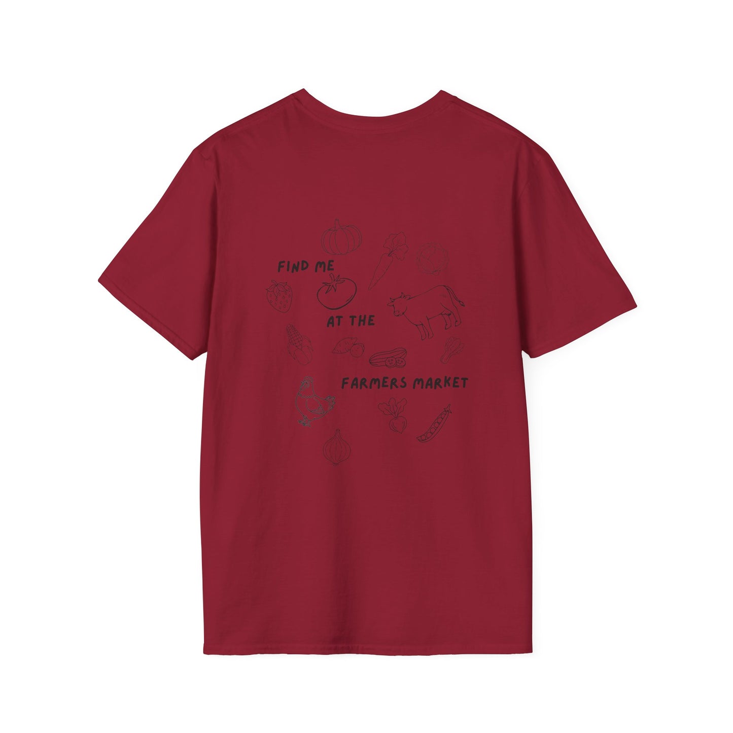 NC Farmers of the Foothills "Find Me at the Farmers Market" Graphic T-Shirt