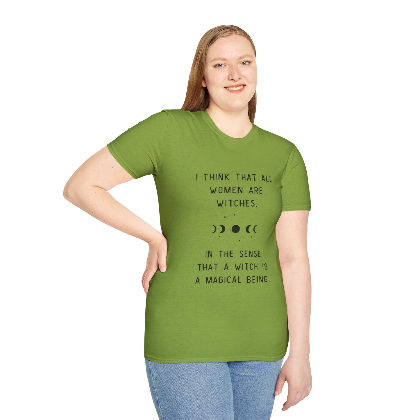 I Believe All Women Are Witches T-Shirt - Phases of the Moon