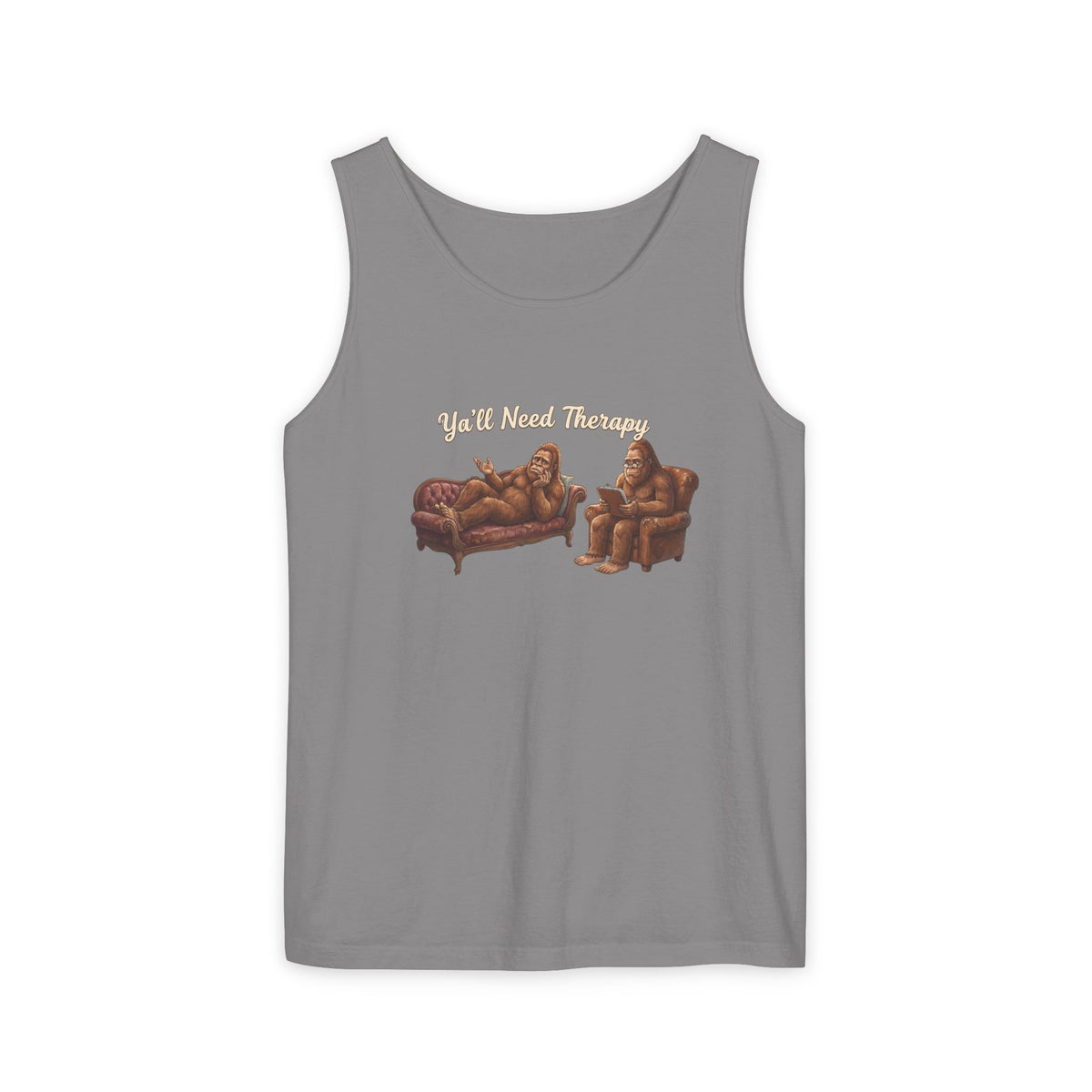 Y’all Need Therapy Bigfoot Tank Top