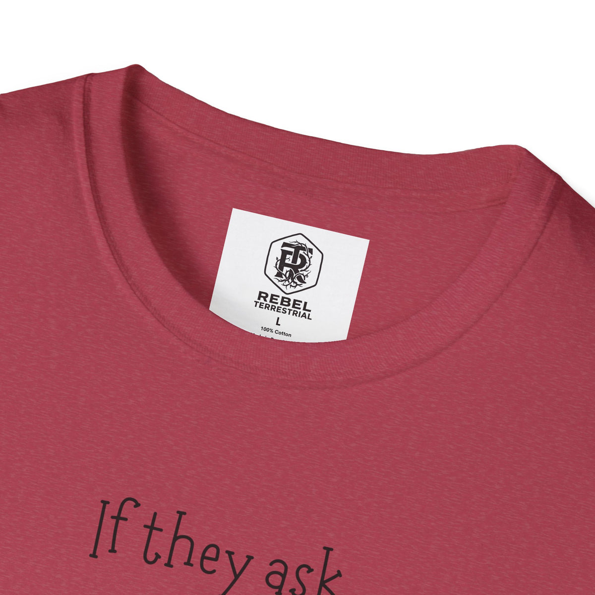 If They Ask, You Never Saw Me Bigfoot Softstyle T-Shirt