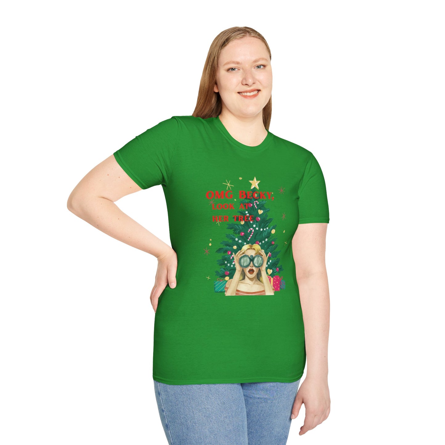 OMG Becky, Look at Her Tree - Vintage Holiday Rap Tee