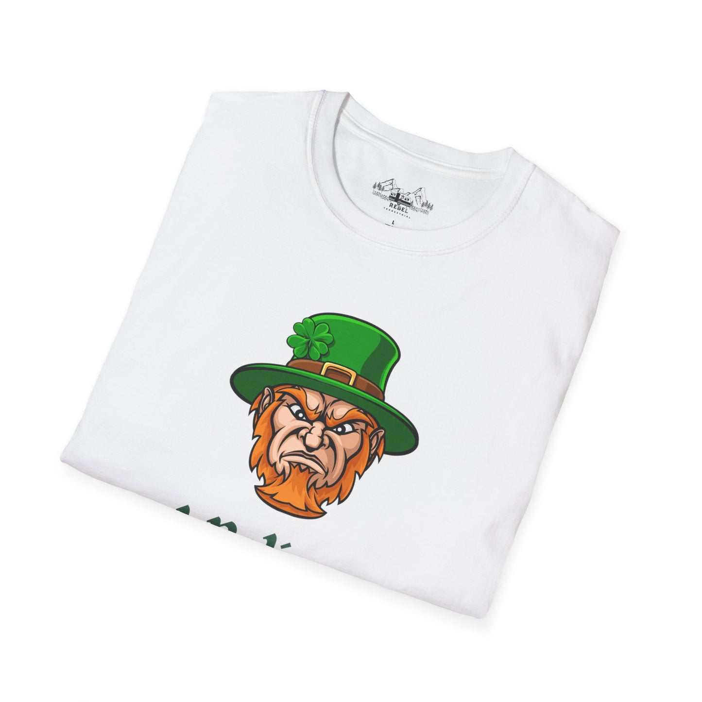 "I Believe" Angry Leprechaun Graphic Tee – Playful Celtic Spirit