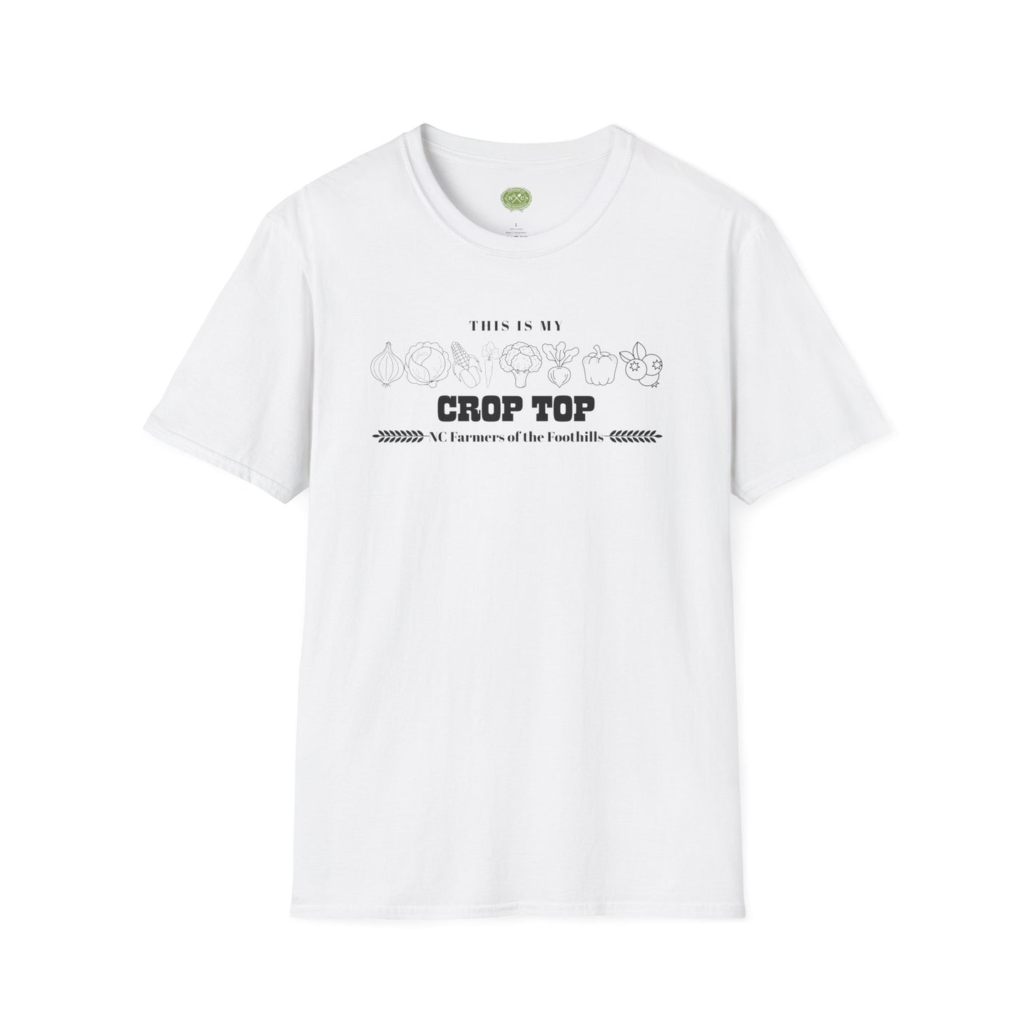 NC Farmers of the Foothills "This Is My Crop Top" Graphic T-Shirt
