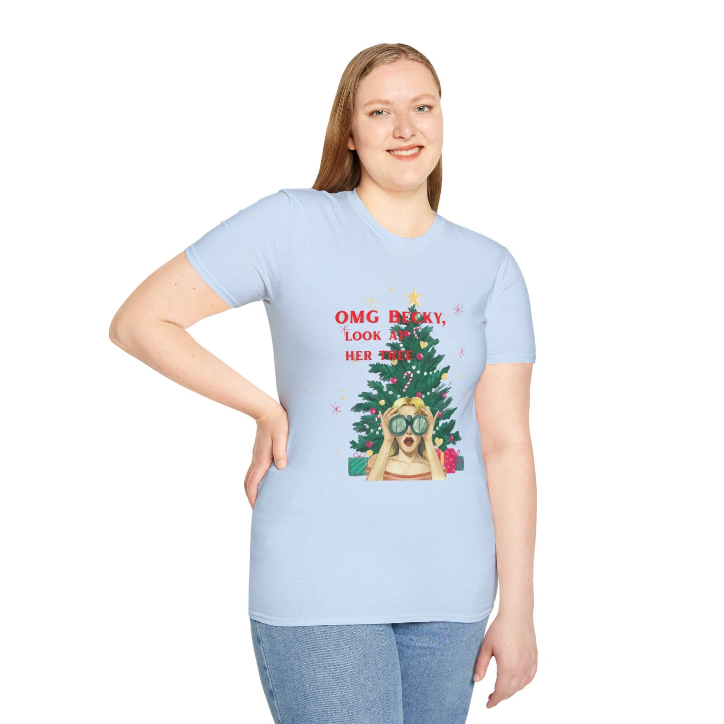 OMG Becky, Look at Her Tree - Vintage Holiday Rap Tee