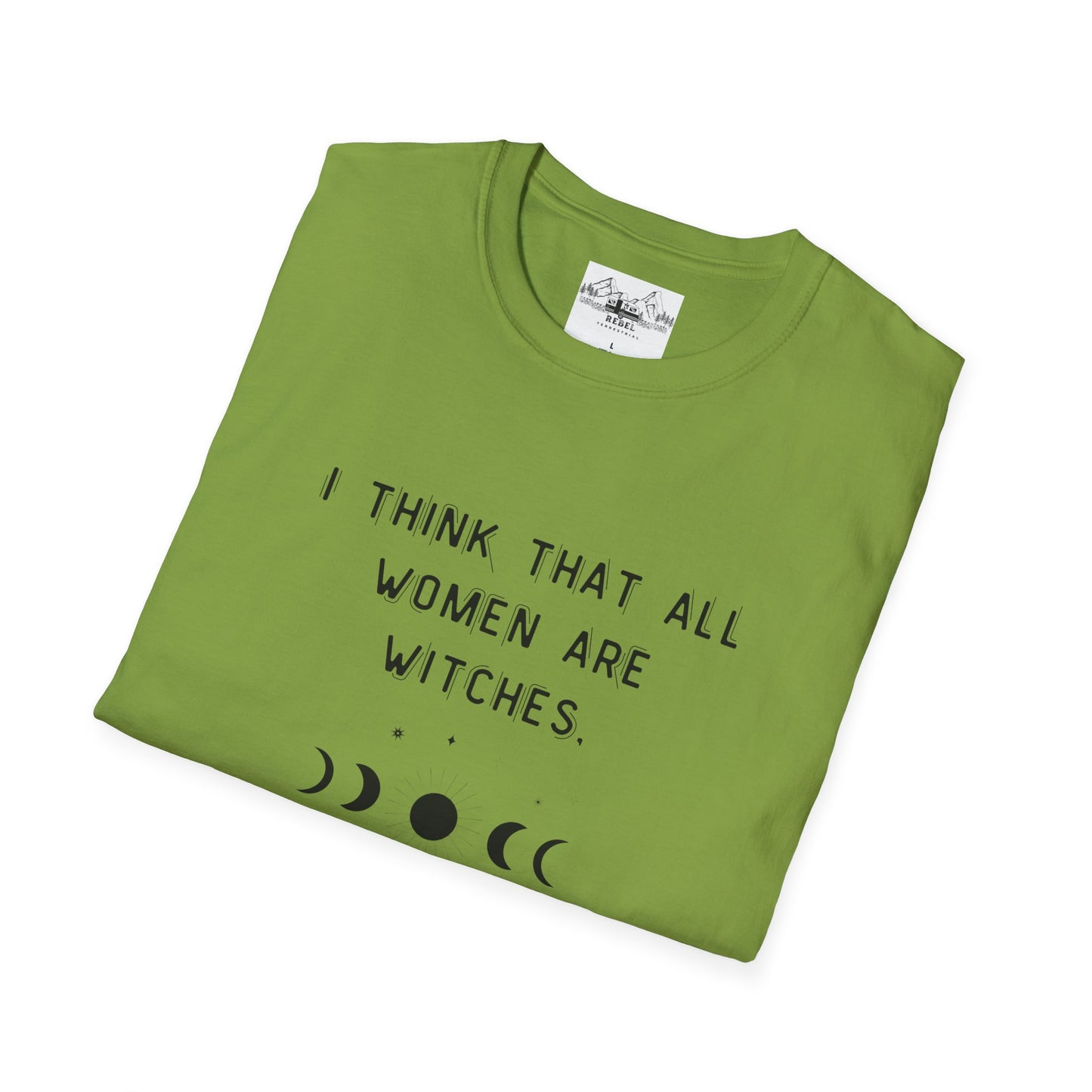 I Believe All Women Are Witches T-Shirt - Phases of the Moon
