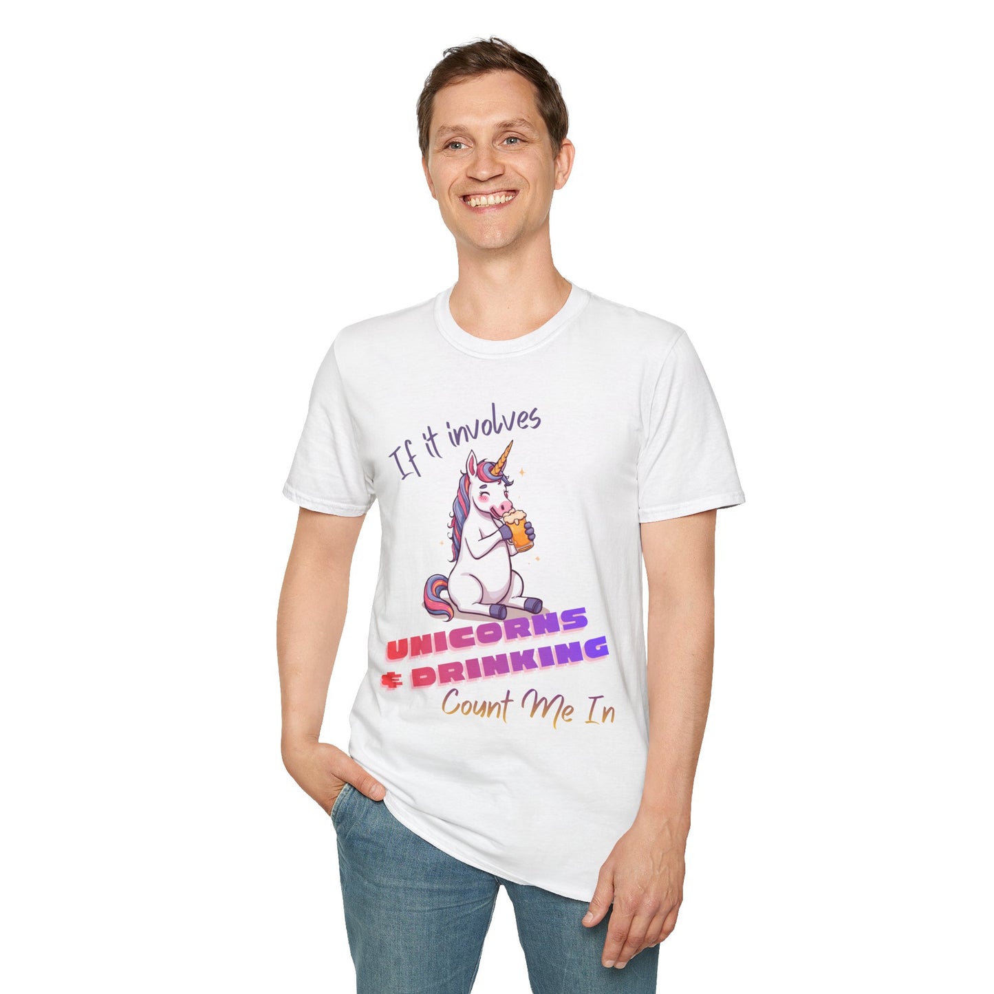 Unicorns & Drinking Graphic Tee