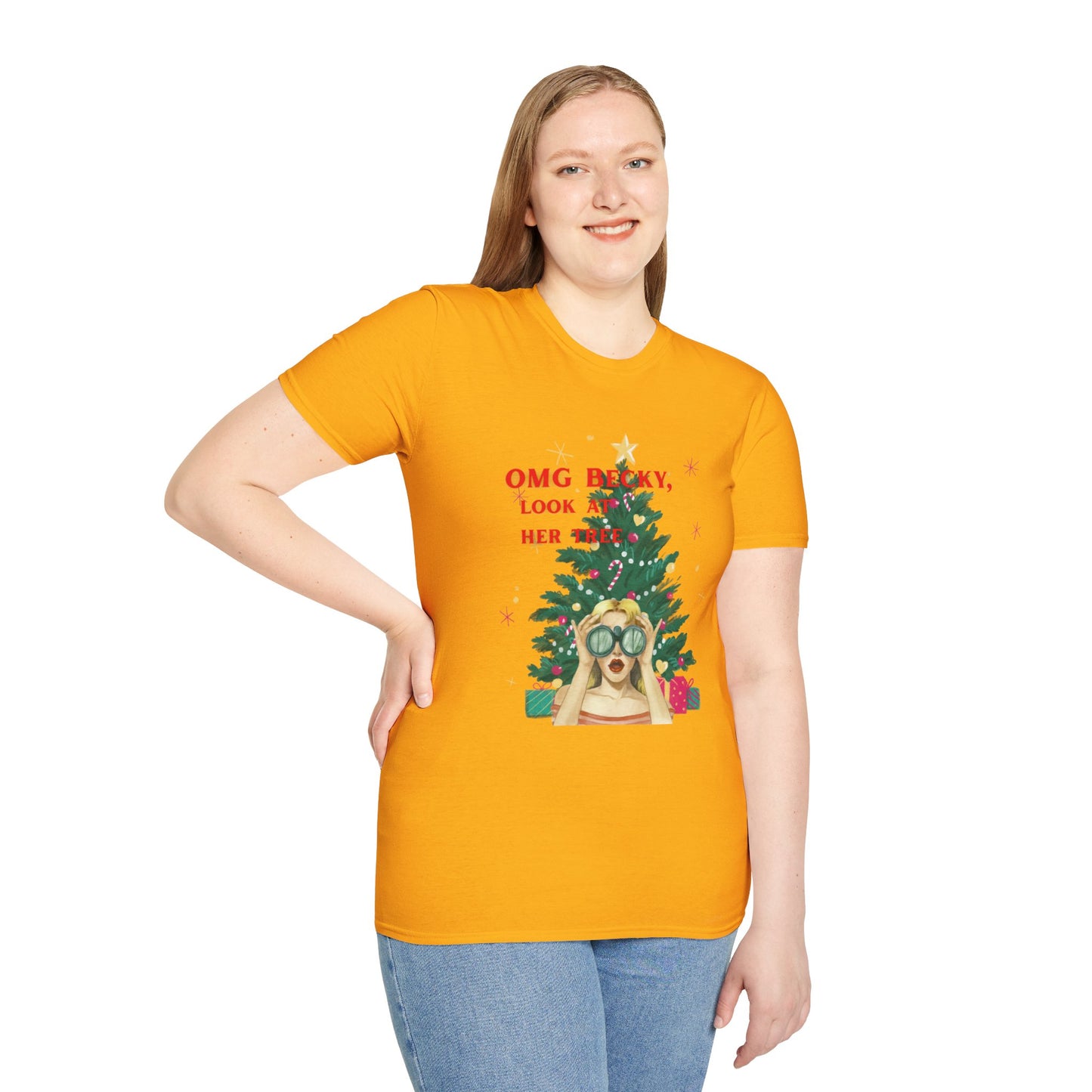 OMG Becky, Look at Her Tree - Vintage Holiday Rap Tee
