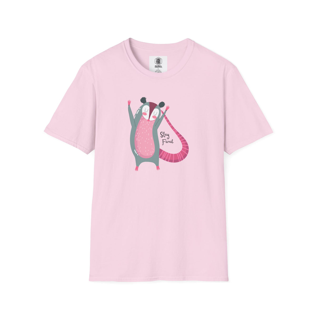 Stay Feral – Happy Possum T-Shirt