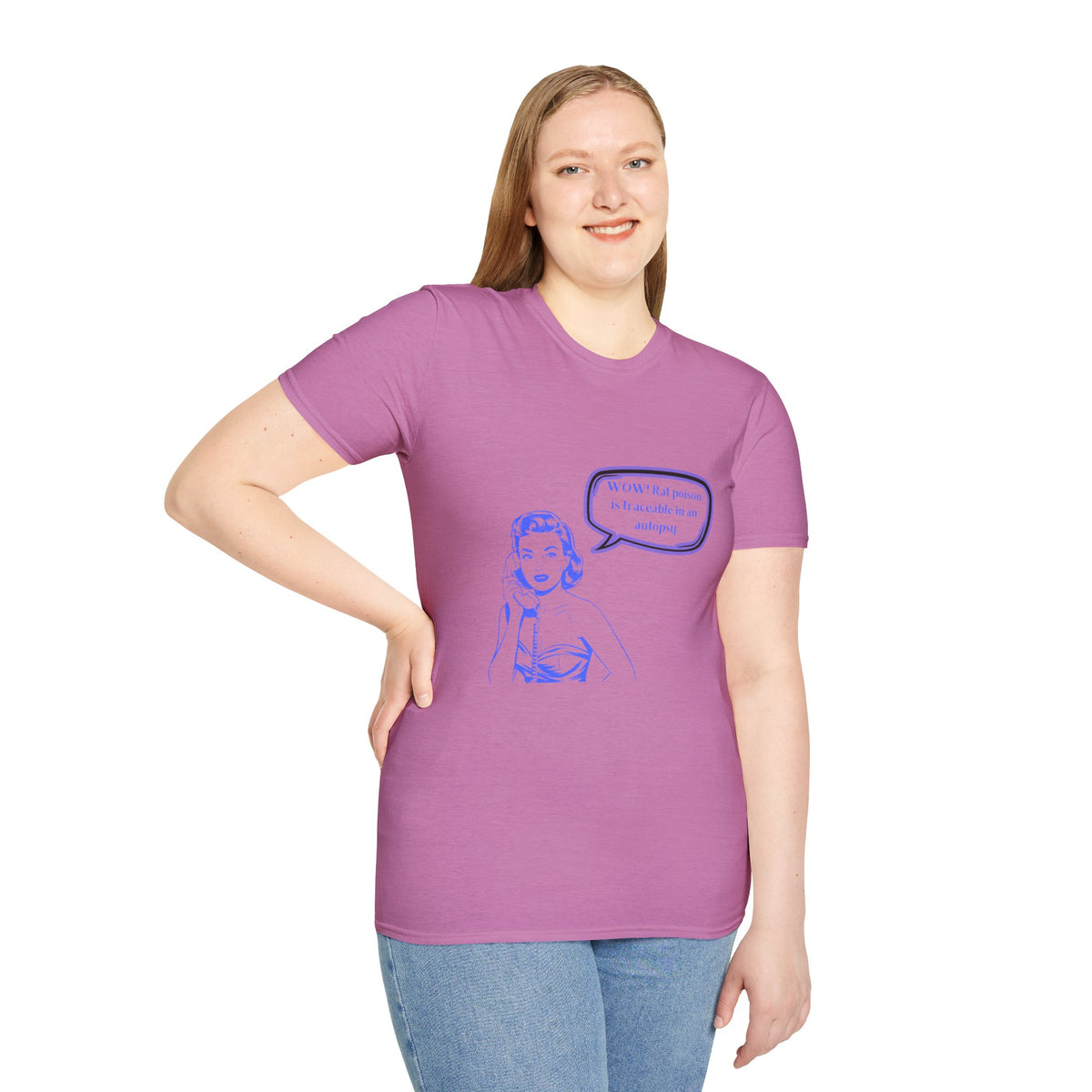 WOW!  Rat poison is traceable in an Autopsy – Vintage Dark Humor T-Shirt
