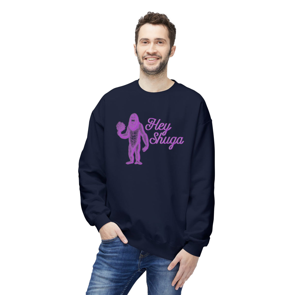 Hey Shuga Bigfoot Crewneck Sweatshirt