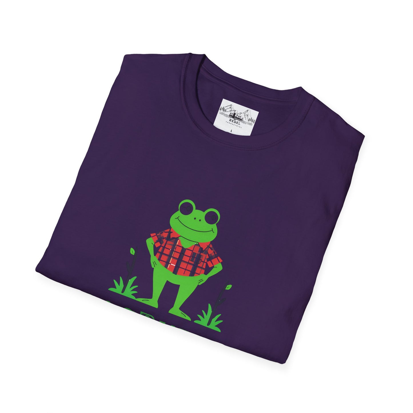 Cartoon Frog "Dagburnit" Unisex Softstyle T-Shirt – Southern Charm Meets Cozy Style