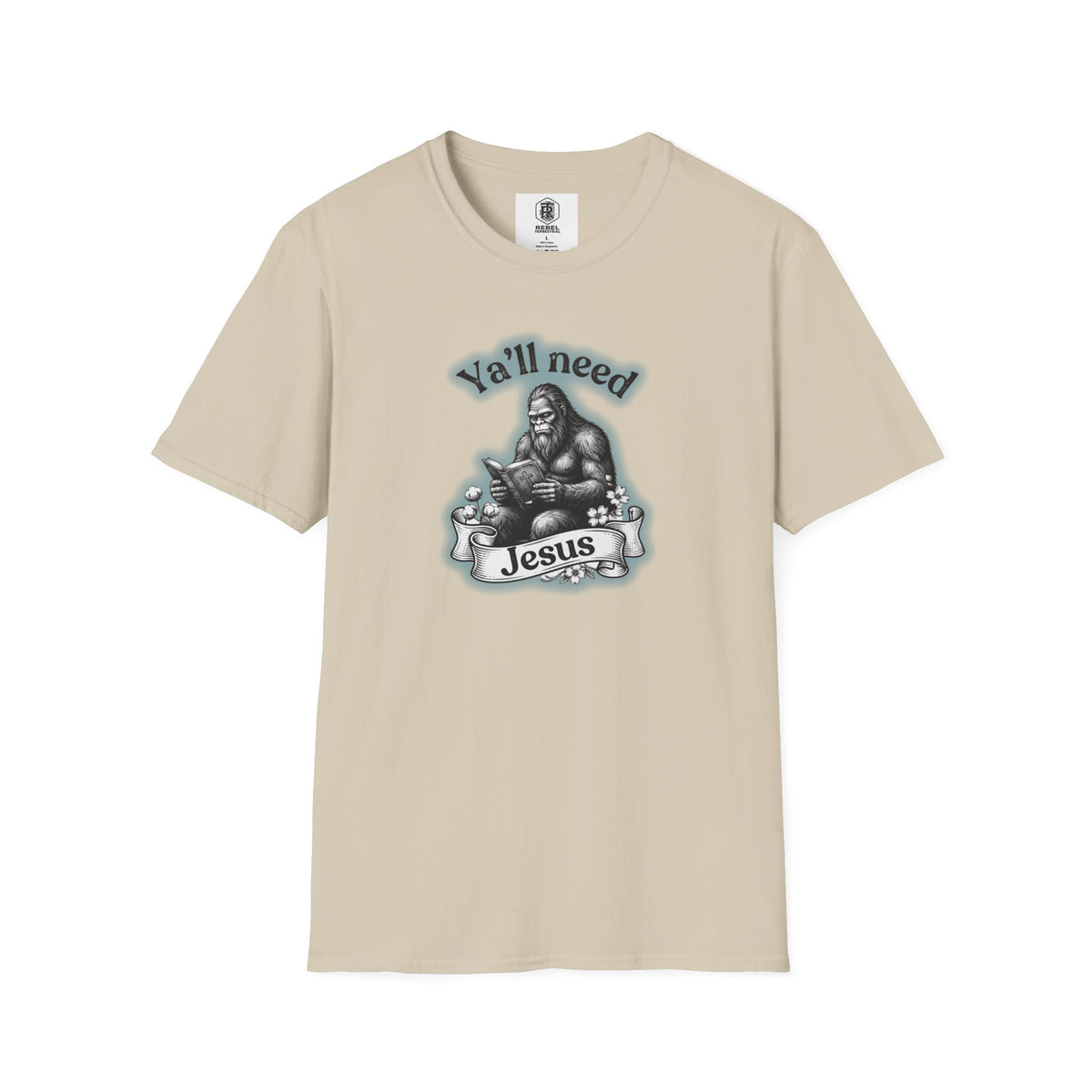 Y’all Need Jesus Bigfoot Unisex Softstyle T-Shirt