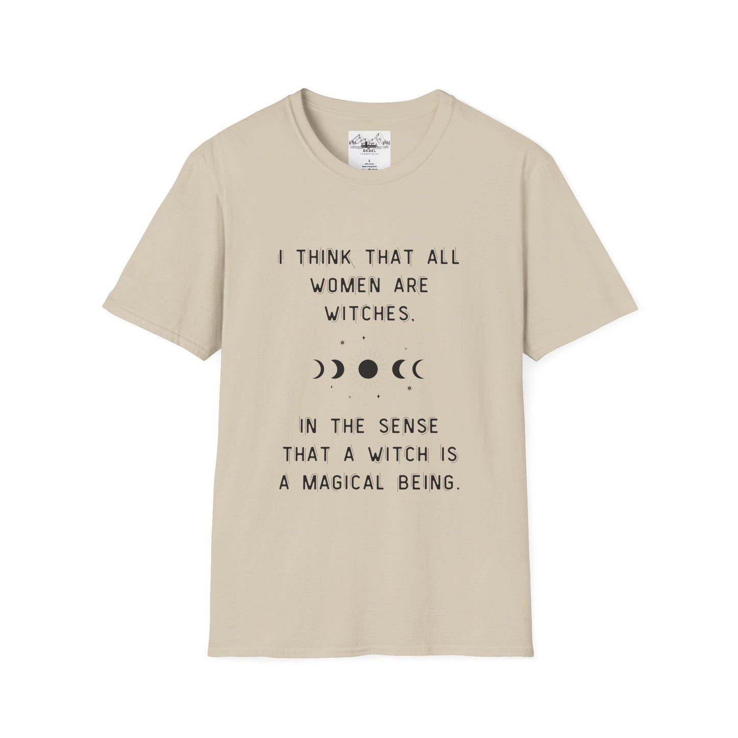 I Believe All Women Are Witches T-Shirt - Phases of the Moon