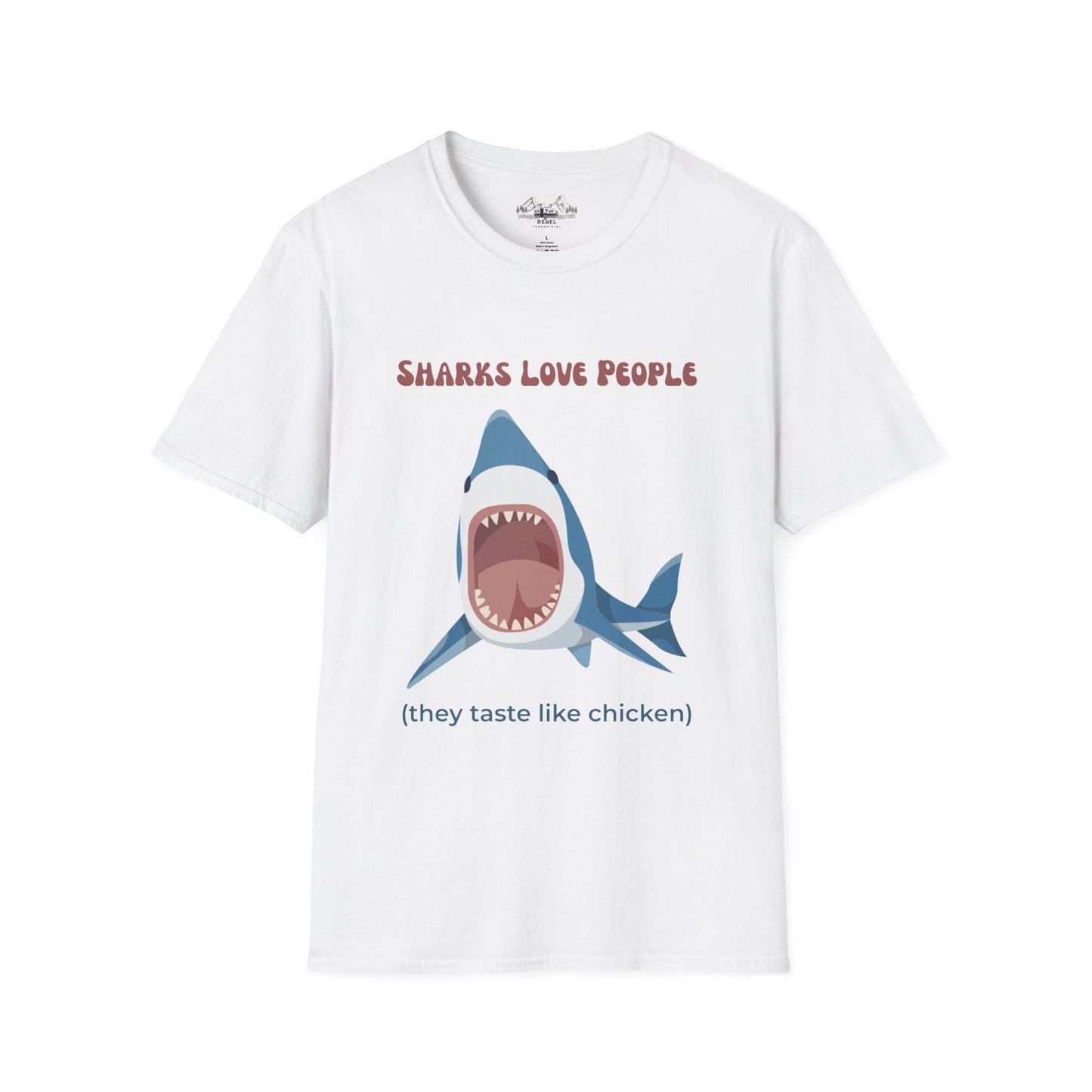 Sharks Love People T-Shirt — Funny Shark Graphic Tee
