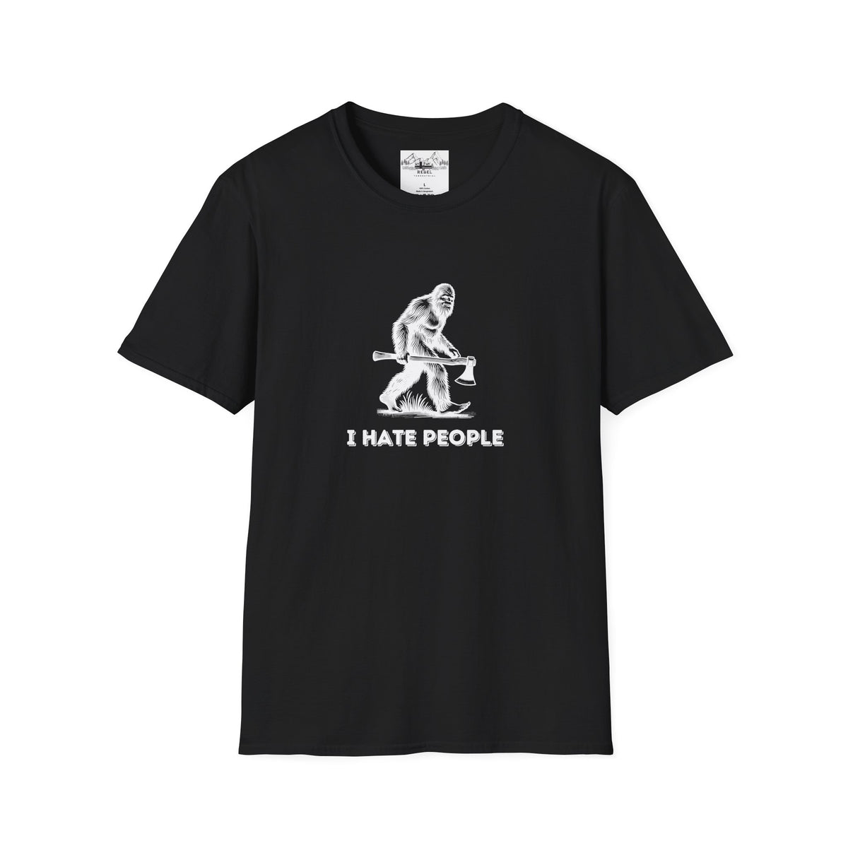 I Hate People – Bigfoot Unisex Softstyle T-Shirt