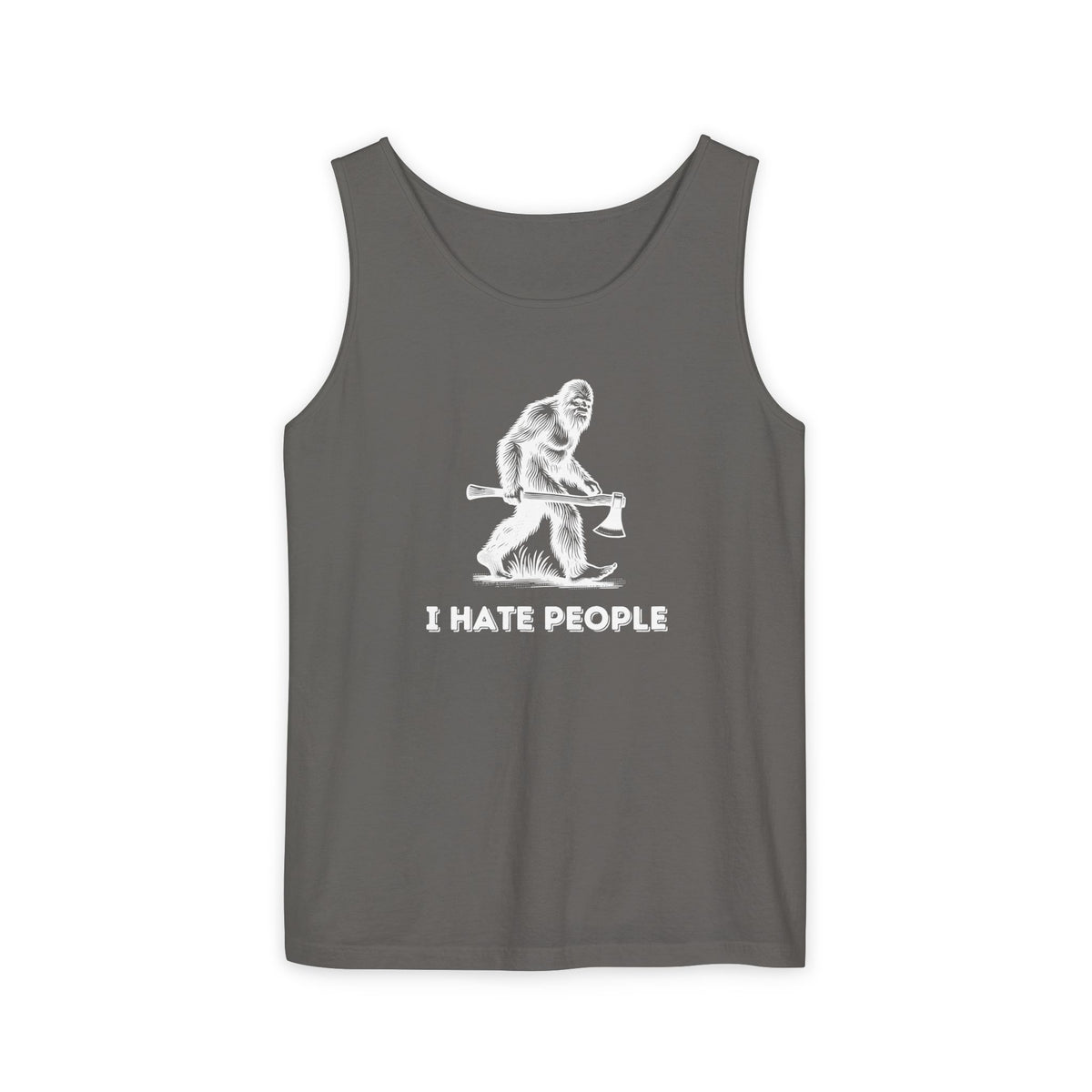 I Hate People – Bigfoot Unisex Jersey Tank