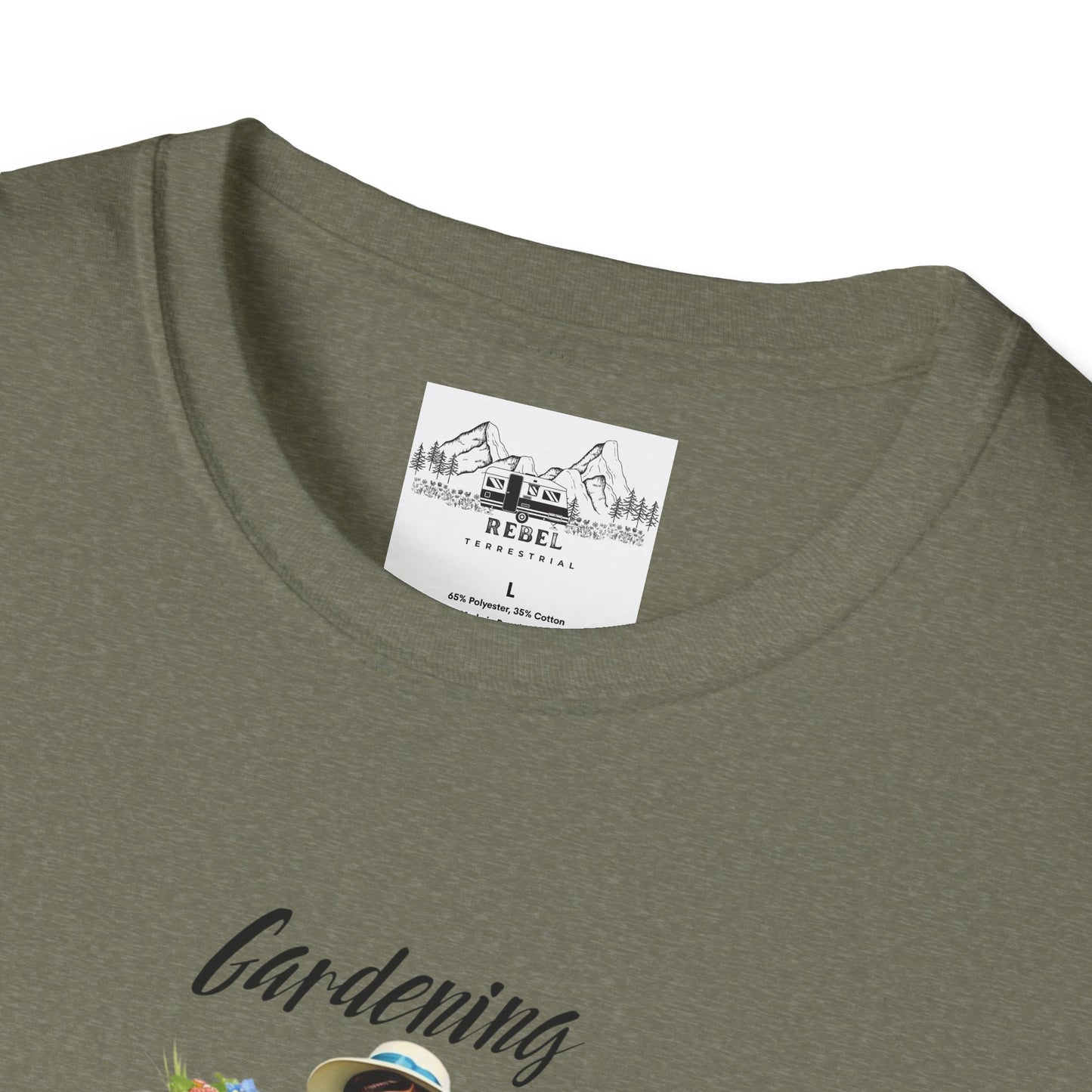 Gardening, Because Murder is Wrong – Vintage Humor T-Shirt