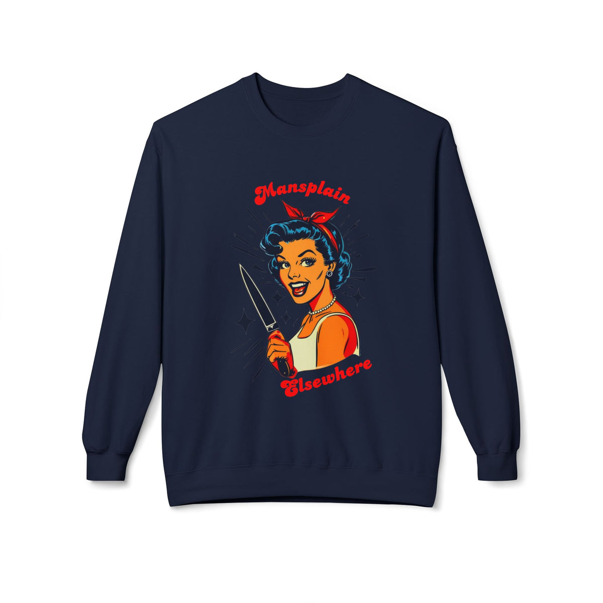 Mansplain Elsewhere Crewneck Sweatshirt