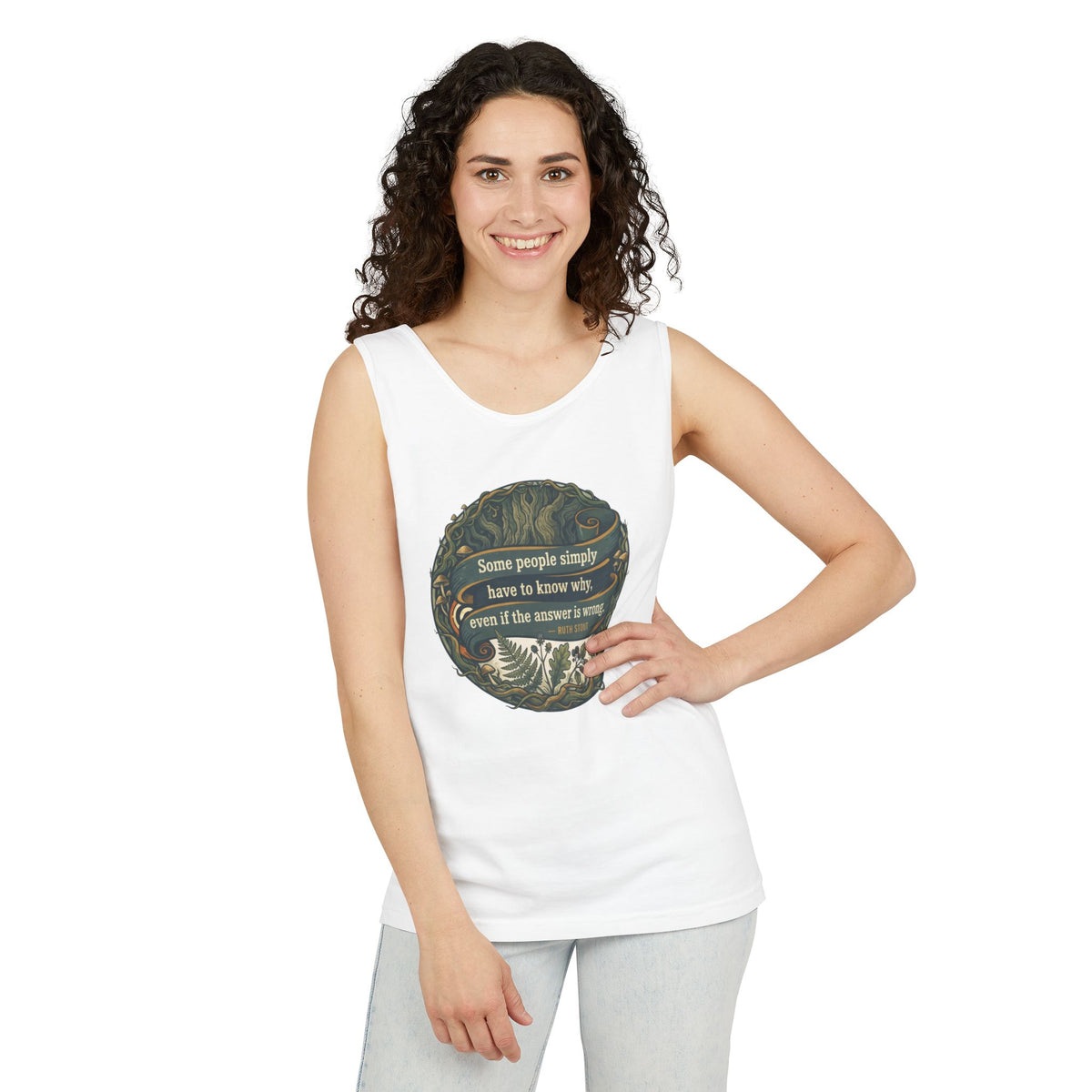 Ruth Stout Quote – Unisex Jersey Tank