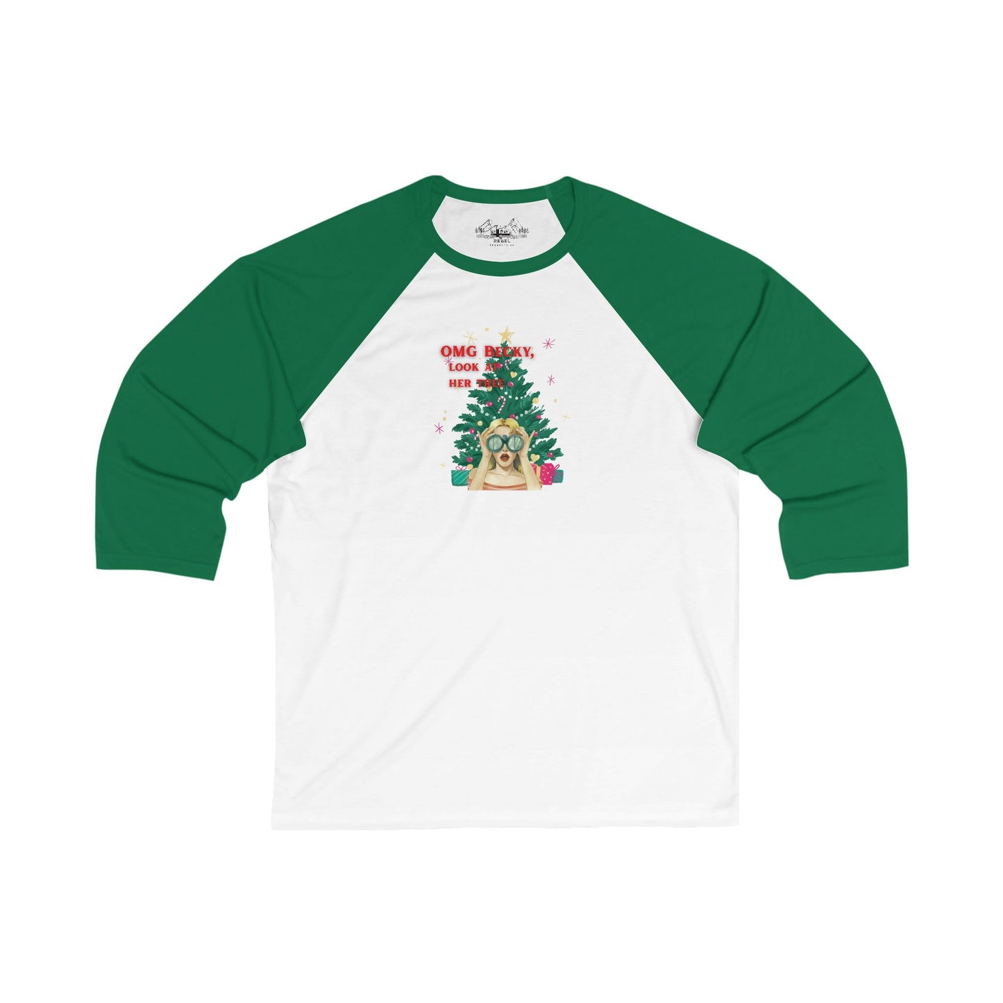 OMG Becky, Look at Her Tree - Nostalgic Raglan Baseball Tee