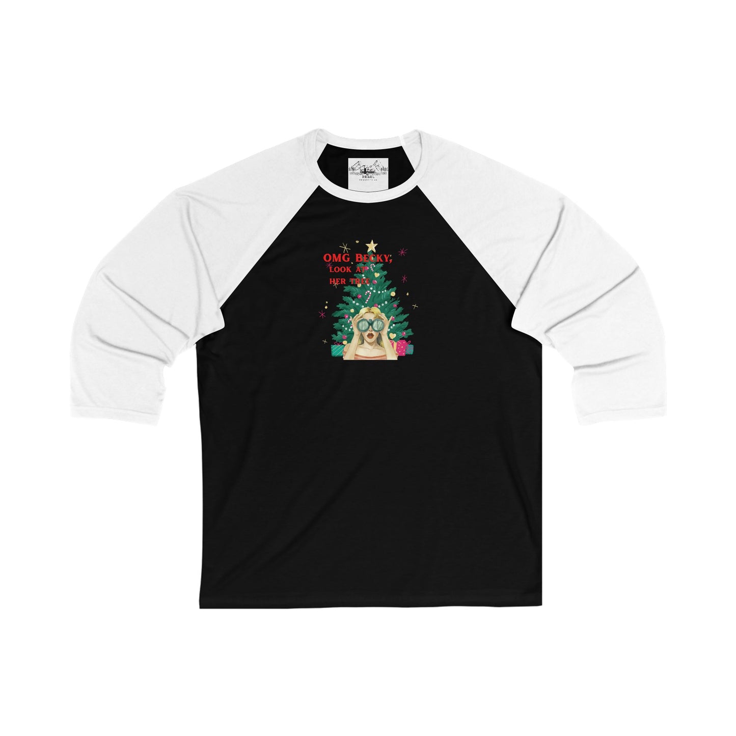 OMG Becky, Look at Her Tree - Nostalgic Raglan Baseball Tee