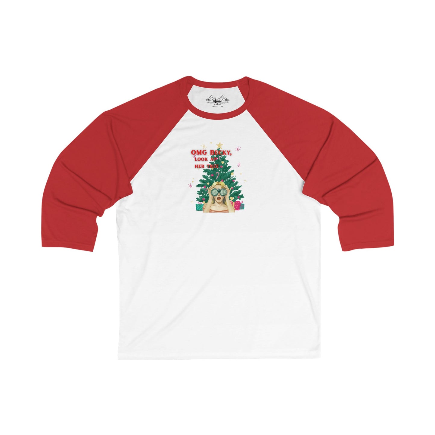 OMG Becky, Look at Her Tree - Nostalgic Raglan Baseball Tee