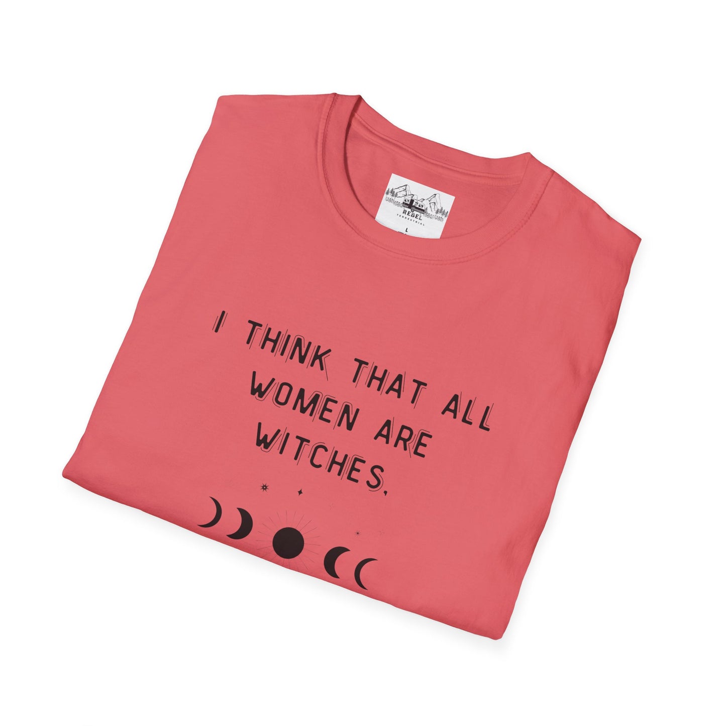 I Believe All Women Are Witches T-Shirt - Phases of the Moon