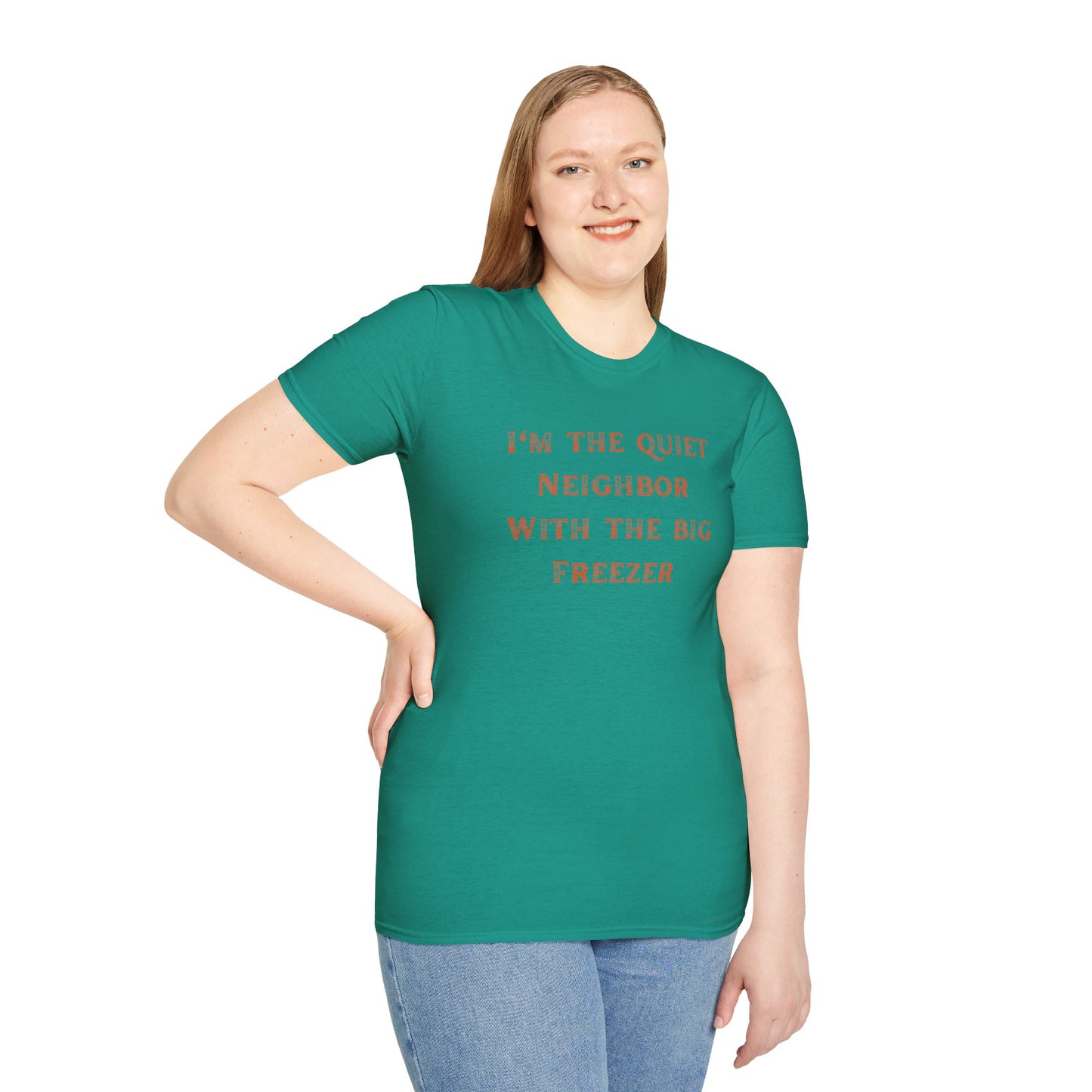 The Quiet Neighbor T-Shirt - Unisex Softstyle Tee